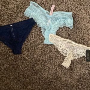 Victoria’s Secret nwt and nwot and tart noir nwt lace underwear size small